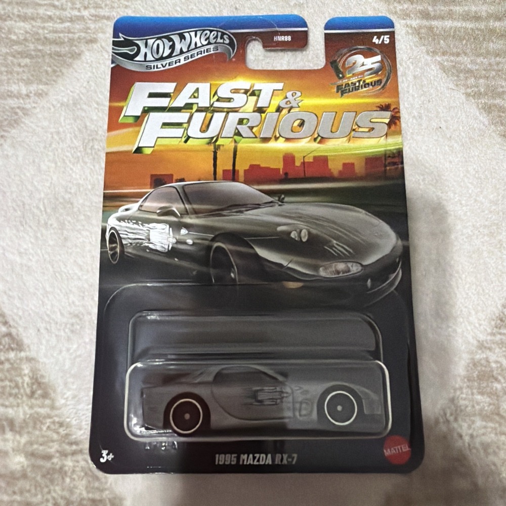 Hot Wheels 1995 Mazda RX-7 Fast & Furious: Silver Anniversary Series 4/5